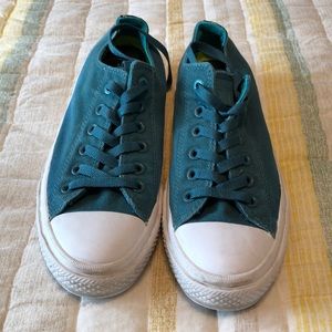 Turquoise converse lunarlon womens size 9.5 (mens 7.5)